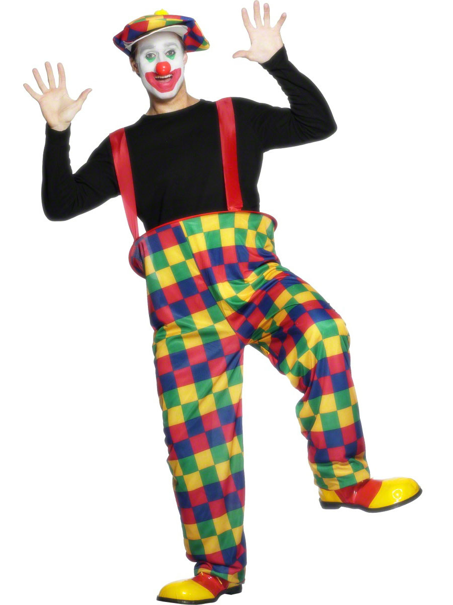 Clown Kostüm Zirkus Clown Zubehör Herren Damen Clowns Outfit  Ebay ganzes Clown Kostüm Damen Selber Machen
