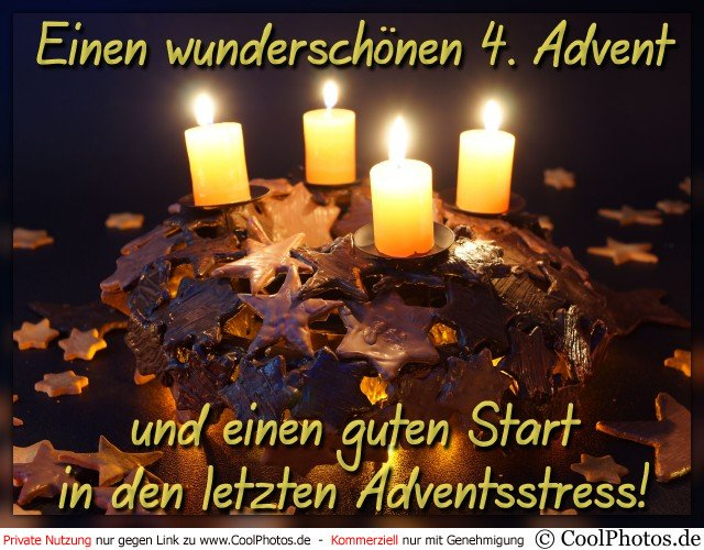 Coolphotos.de - Einen Wunderschönen 4. Advent Und Einen Guten Start In bei Schönen 4.Advent Bilder