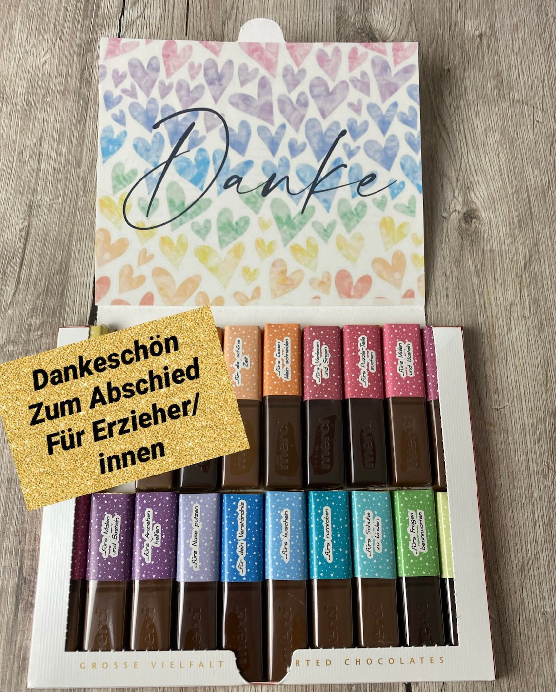 Danke Dankeschön Erzieher Erzieherin Abschied Geschenk Merci  Etsy ganzes Geschenk Für Erzieherin Abschied