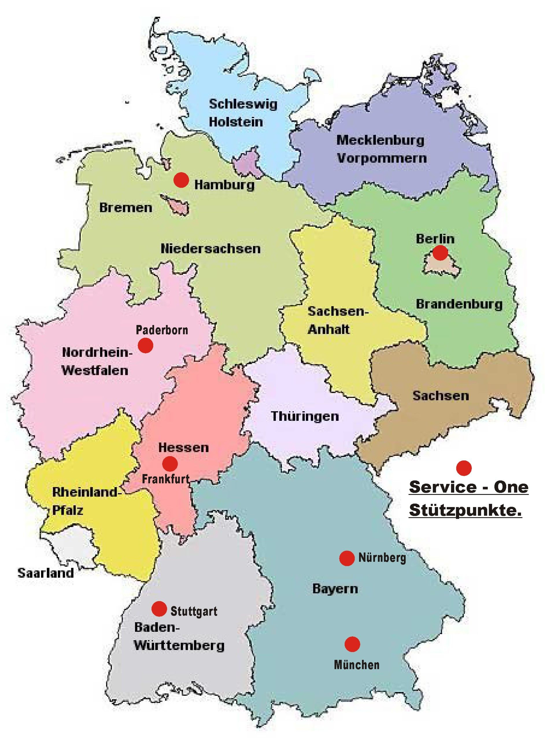 Deutschlandkarte  Deutschlandkarte, Deutschland, Westfalen ganzes Deutschlandkarten Mit Bundesländern