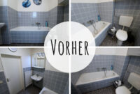 Diy: Badezimmer Streichen Und Renovieren Mit Fliesenfarbe bestimmt für Fliesen Streichen Vorher Nachher