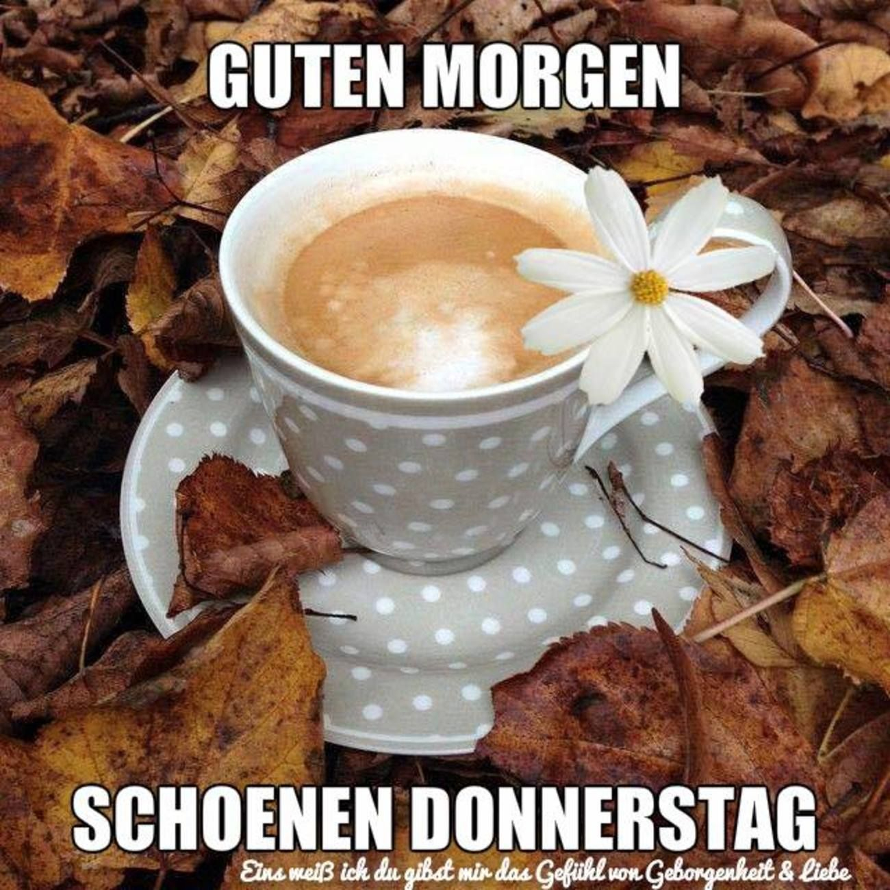 Donnerstag - Gbpicsbilder  Guten Morgen Donnerstag, Herbst Kaffee verwandt mit Guten Morgen Donnerstag Winter