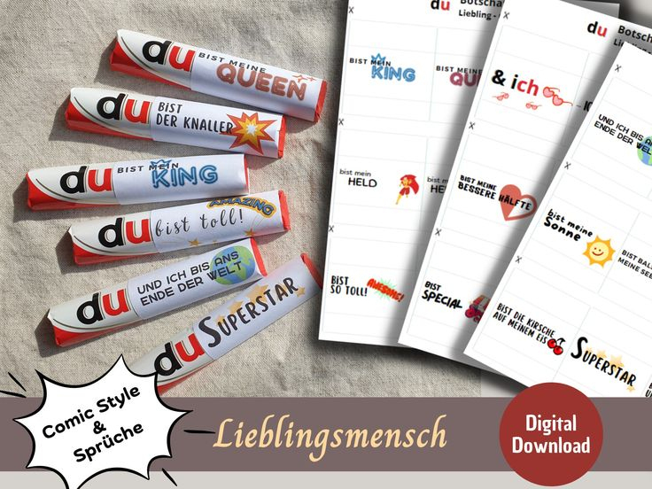 Download Duplo Banderolen 27 Du Bist Botschaften Mit Humor - Etsy.de mit Duplo Du Bist Vorlage