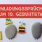 Einladungssprüche Zum 10. Geburtstag  Einladungskartenbday.de verwandt mit Glückwünsche Zum 10 Geburtstag