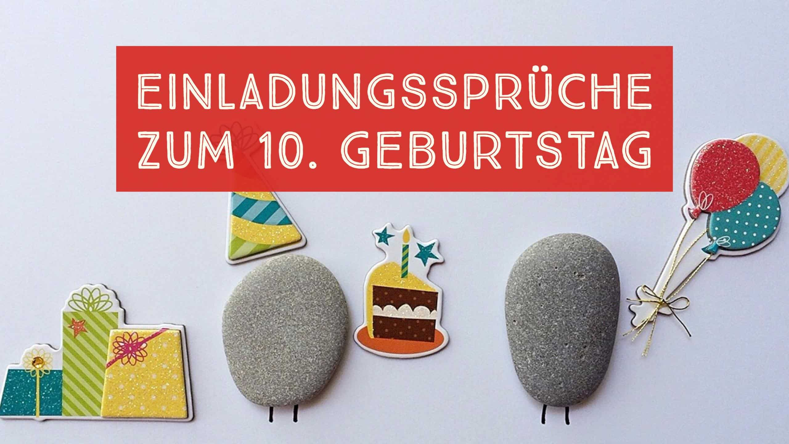 Einladungssprüche Zum 10. Geburtstag  Einladungskartenbday.de verwandt mit Glückwünsche Zum 10 Geburtstag