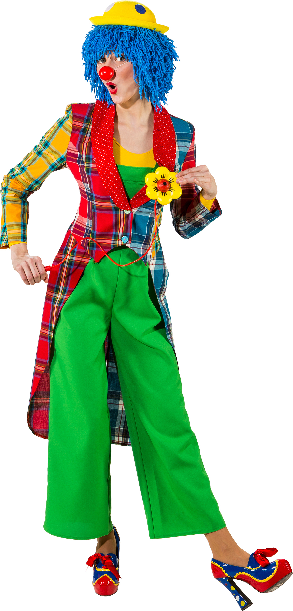 Fasching Kostüm Damen Frack Clown Patchwork  Dachs Germany über Clown Kostüm Damen Selber Machen