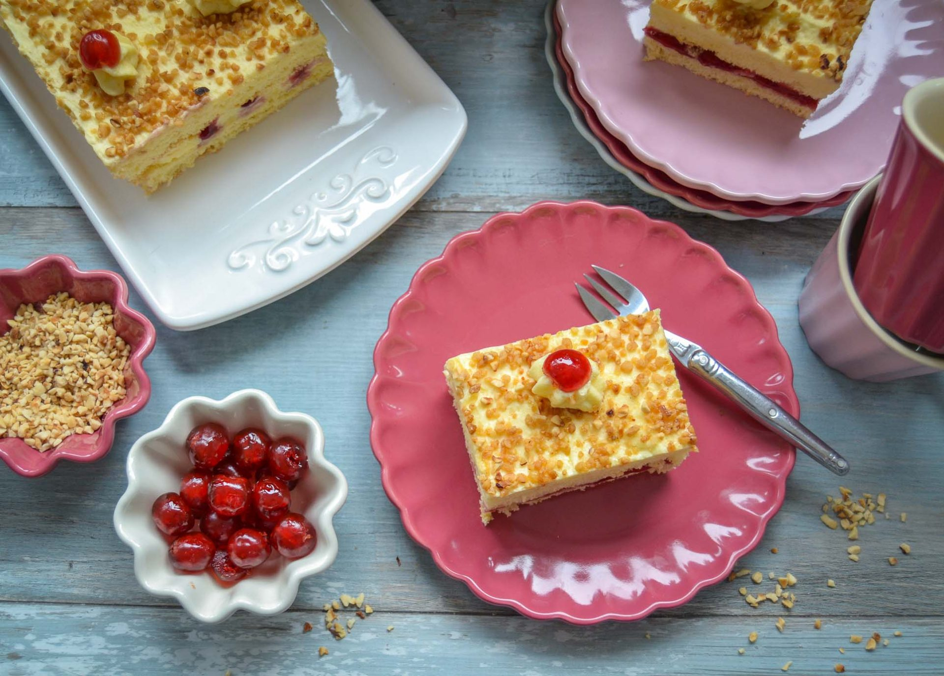 Frankfurter Kranz Schnitten Vom Blech - Kochen Aus Liebe bei Frankfurter Kranz Schnitten