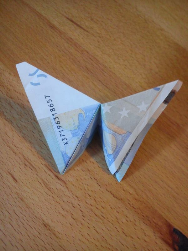 Gallerphot: Origami Geld Schmetterling über Schmetterling Falten Geld