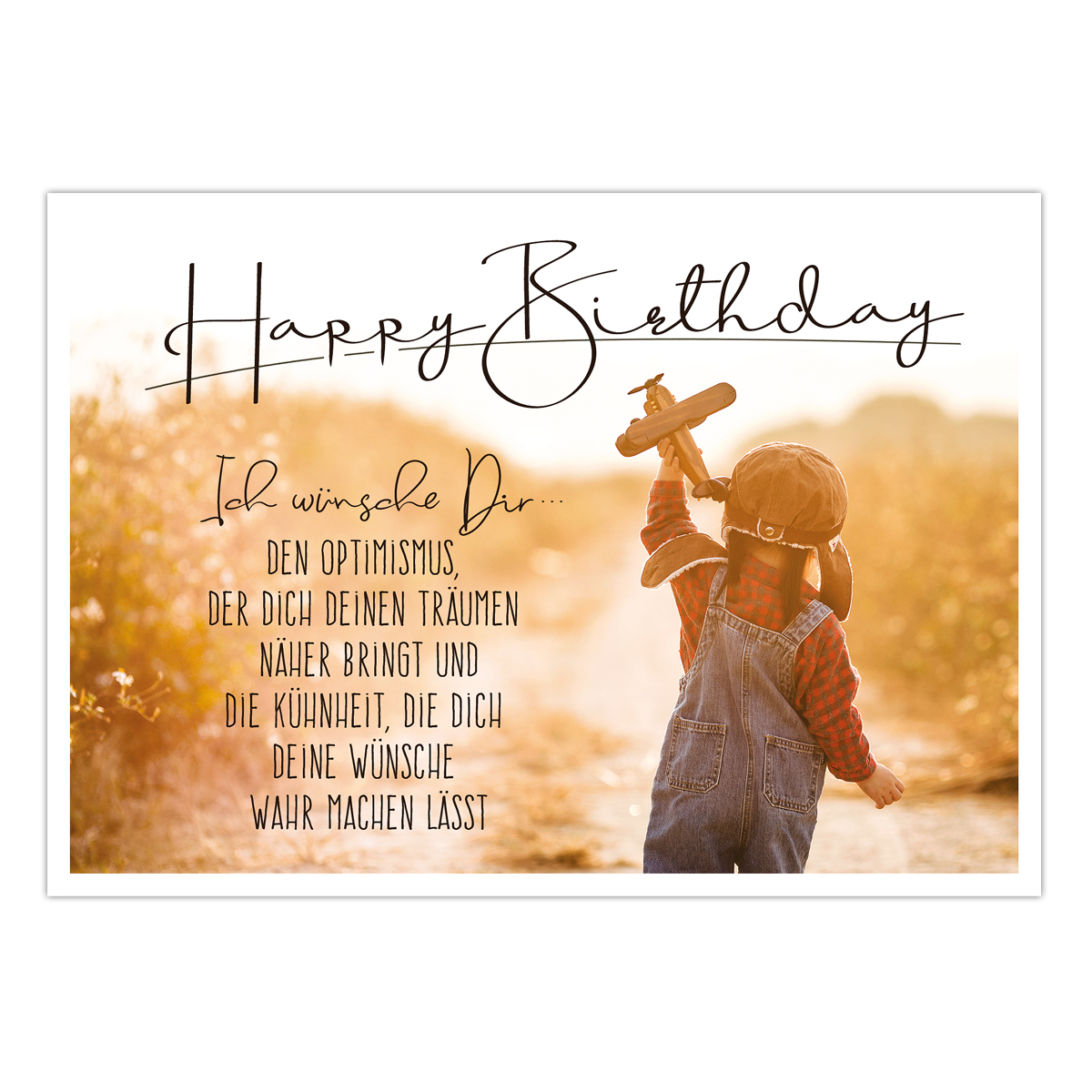 Geburtstagskarte &quot; ♥ Ich Wünsche Dir ♥ Happy Birthday&quot; Klappkarte über Ich Wünsche Dir Sprüche