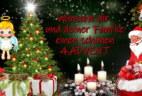 Grüße Zum 4. Advent . Adventsgrüße - innen Adventsgrüße Whatsapp Kostenlos