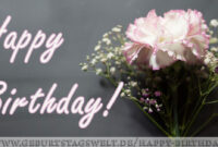 Happy Birthday Bilder - Tolle Bilder Zum Gratulieren  Geburtstagswelt über Happy Birthday Blumen