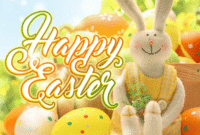 Happy Easter 2023 Animated Greeting Card (Gif Image) - Download On bei Frohe Ostern 2023