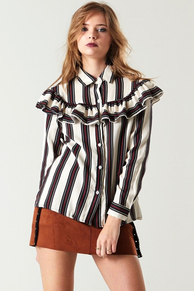 High Society Ruffled Shirt Discover The Latest Fashion Trends Online At über High Society Outfit