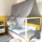 Ikea Kura Kinderbett Mit Diy Betthimmel für Ikea Kura Ideen