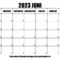 Kalender Juni 2023 für Kalender Juni 2023