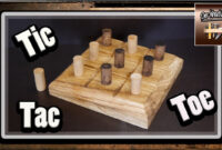 Kinderspiel Selber Machen Diy  Tic Tac Toe  Brettspiel - bei Brettspiel Selbst Gemacht