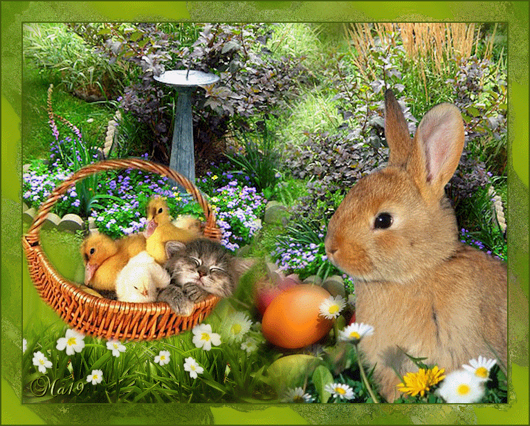Kunst Und Natur Easter Frame, Easter Art, Gifs, Water Candles Diy bei Ostern Gifs Lustig