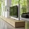 Moderne Design Wohnwand Mit Rückpaneel Zum Aufstellen Als Raumteiler bestimmt für Fernsehwand Tv Wand Ideen