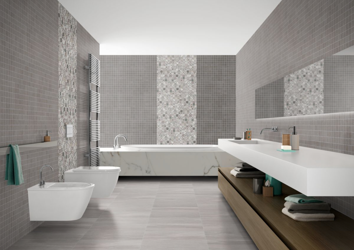 Mosaikfliesen Im Bad  Badezimmer Inspiration, Badezimmer Fliesen ganzes Bad Ideen Fliesen