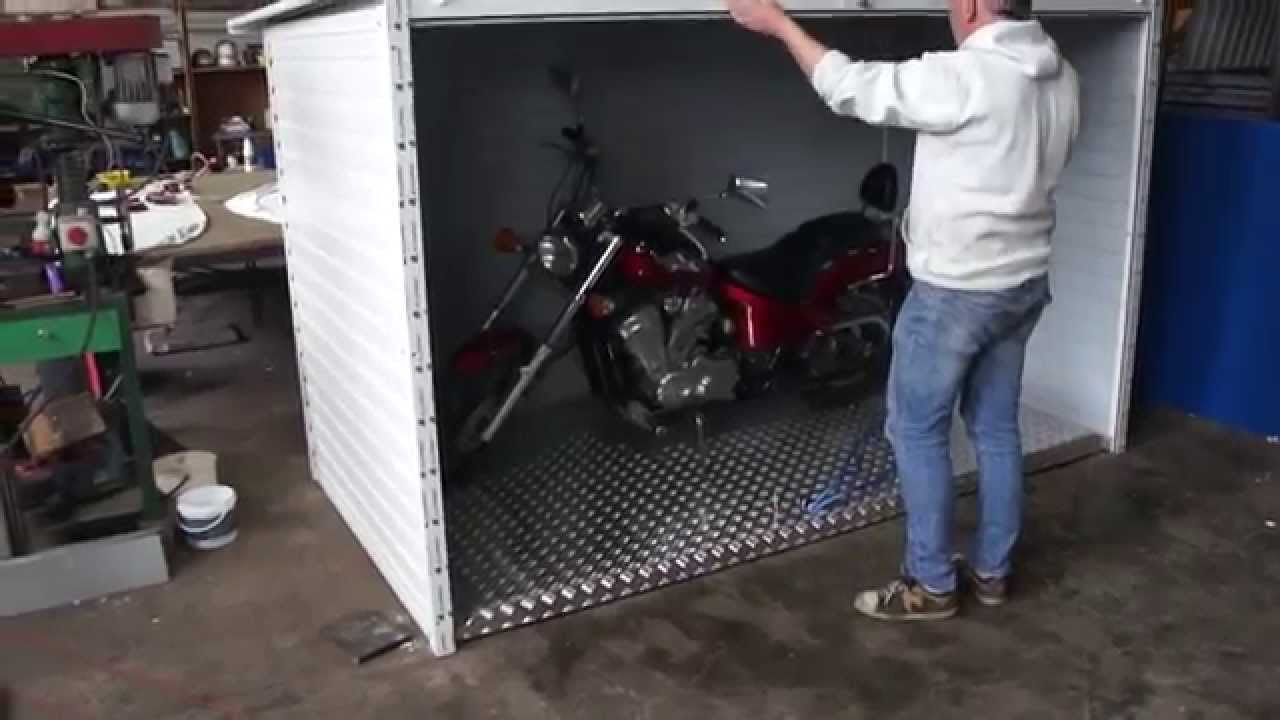 Multiport Motorbike Garage Luxury Version Motorradgarage - in Motorradgarage Selber Bauen