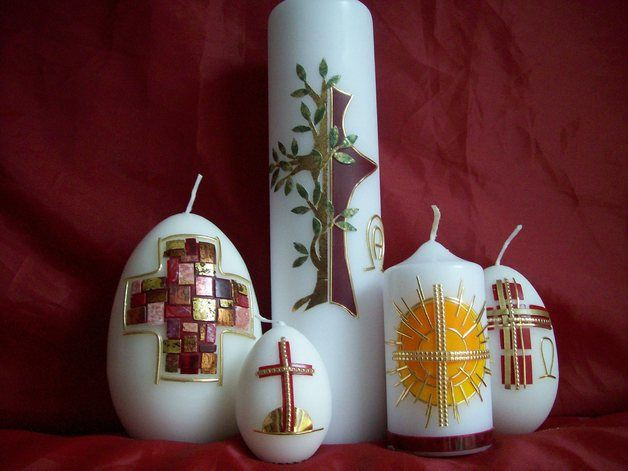 Pin Auf Ostern bestimmt für Osterkerzen Motive Modern