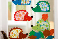 Sachenmacher „Fensterigel  Fensterbilder Basteln, Basteln, Herbst bei Fensterbilder Herbst Vorlagen