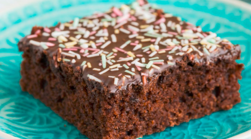 Saftiger Schoko-Blechkuchen - Kuchen Und Andere  Schokoladen Kuchen mit Schneller Kuchen Thermomix Saftig
