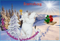 Samstag  Bilder Winter, Geburtstagsbilder, Samstagsgrüße über Schönen Samstag Gif Kostenlos