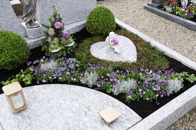 Schritt Für Schritt Zur Perfekten Grabgestaltung  Grabgestaltung verwandt mit Grabbepflanzung Sommer Einzelgrab