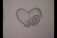 So Malt (Zeichnet) Man Ganz Einfach Ein Herz Und Eine Rose. How To Draw bei Liebe Zeichnen Einfach