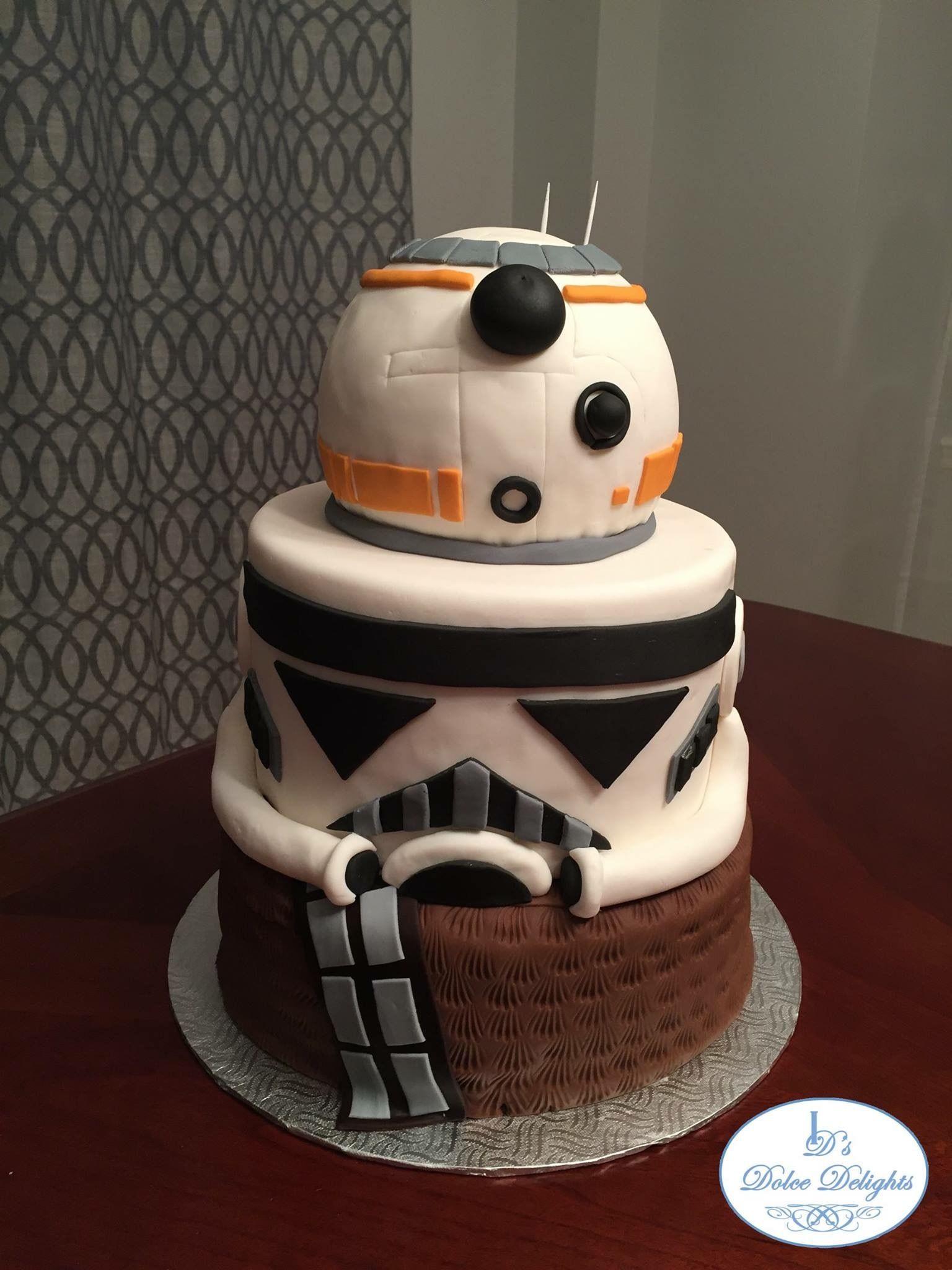 Star Wars' Fondant Cake  Cake, Fondant Cake, Fondant für Star Wars Torte