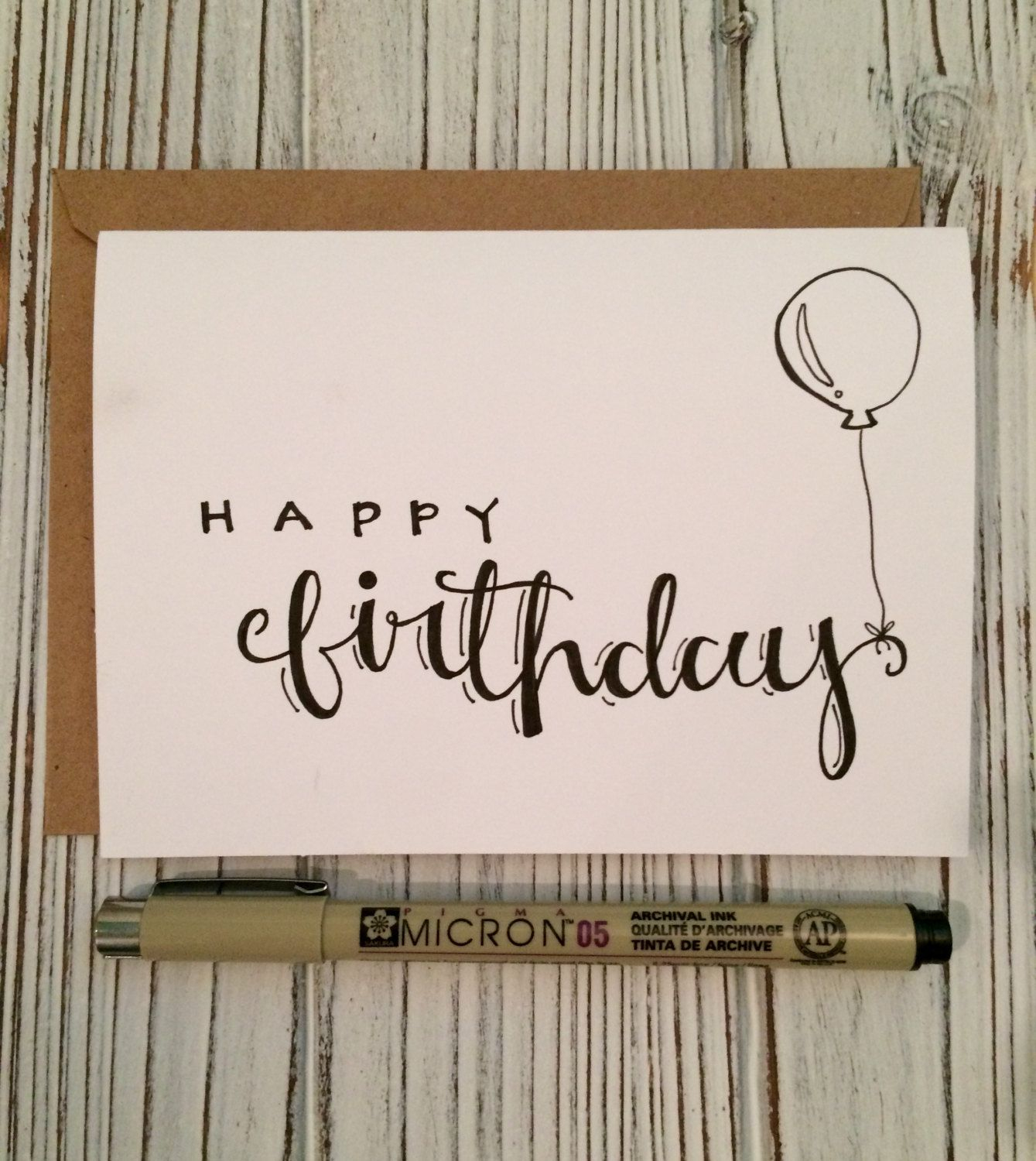 This Item Is Unavailable  Etsy  Hand Lettering, Happy Birthday Cards mit Handlettering Happy Birthday