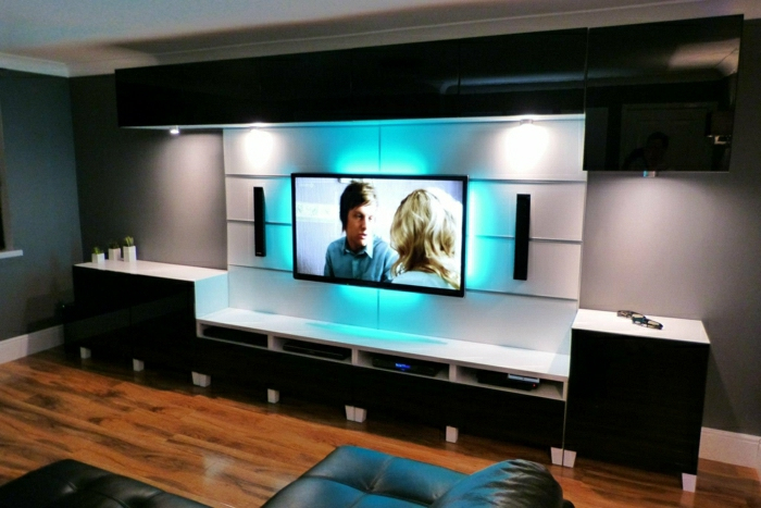 Tv Wandpaneel - 35 Ultra Moderne Vorschläge - Archzine über Fernsehwand Tv Wand Ideen