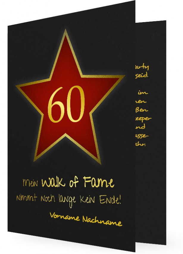 Vorlage Einladungskarte 60. Geburtstag  Familieneinladungen.de innen Einladung 60 Geburtstag Ideen