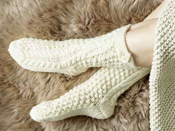 Warme Kuschelsocken Stricken  Gemütliche Socken, Socken Stricken für Tina Strickanleitungen Gratis