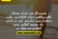 Wenn Dich Ein Mensch Sehr  - Made My Day bestimmt für Sprüche Enttäuscht Und Verletzt