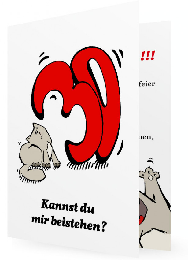 Witzige Einladung Zum 30 Geburtstag  Familieneinladungen.de über Lustig 30 Geburtstag Bilder Whatsapp