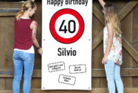 Xxl Geburtstagsbanner Zum 40. Geburtstag. ganzes Glückwünsche Zum 40 Geburtstag Bilder