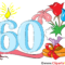 Zum 60. Geburtstag Clipart, Glückwunsch, Einladung bei Whatsapp Bilder Zum 60 Geburtstag