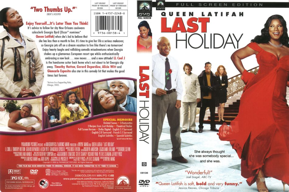 The Last Holiday (2006) R1 DVD Cover - DVDcover.Com