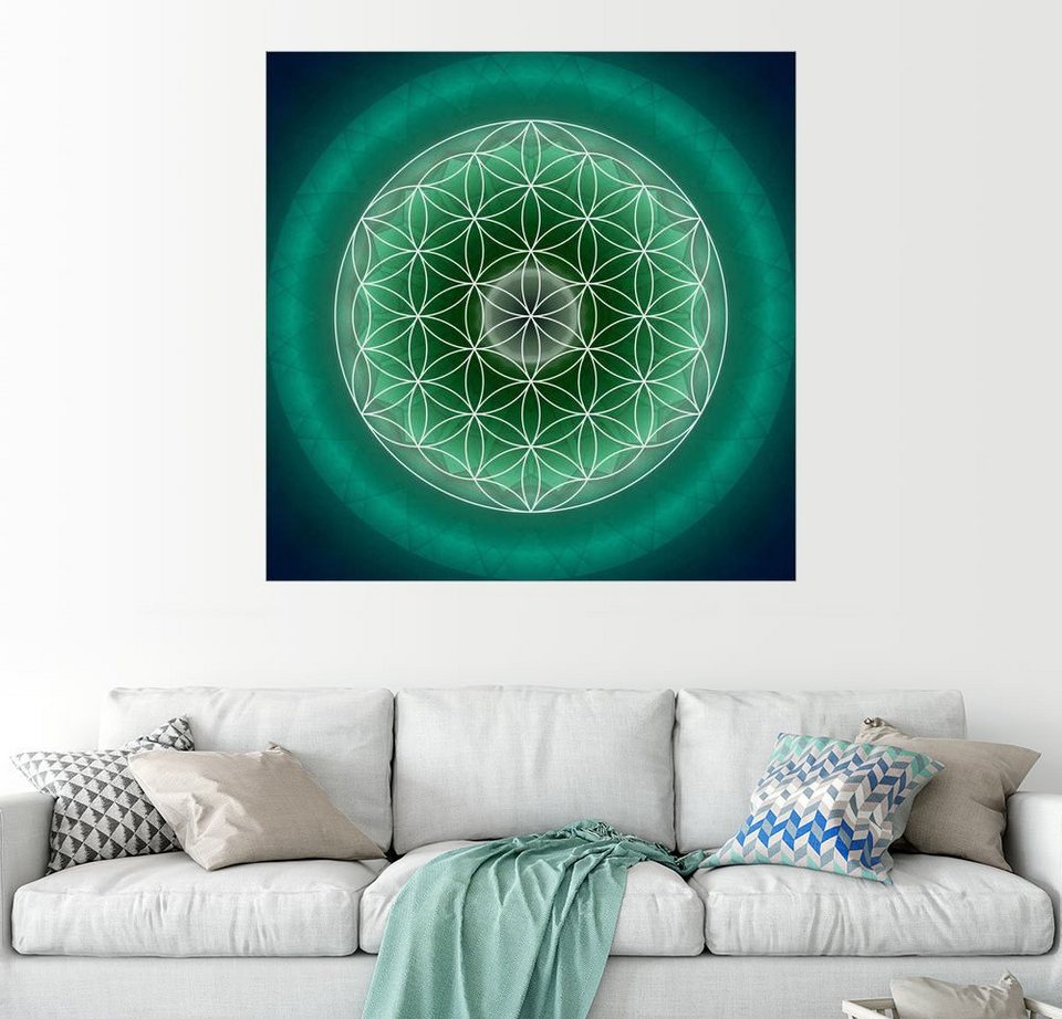 Posterlounge Wandbild - Christine Bässler »Blume des Lebens 11« online