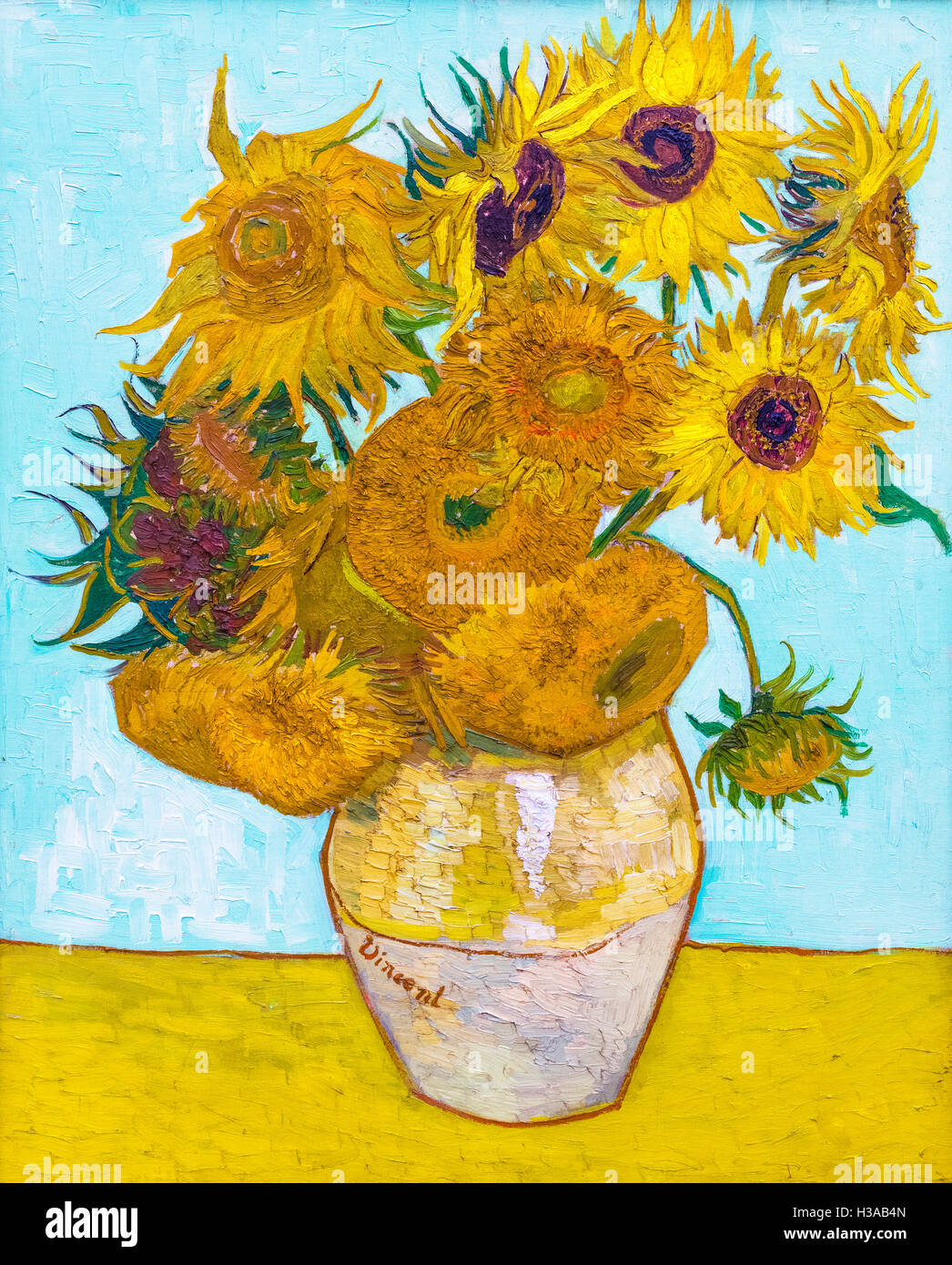 Sonnenblumen von Vincent Van Gogh (1853-1890), Öl auf Leinwand, 1888