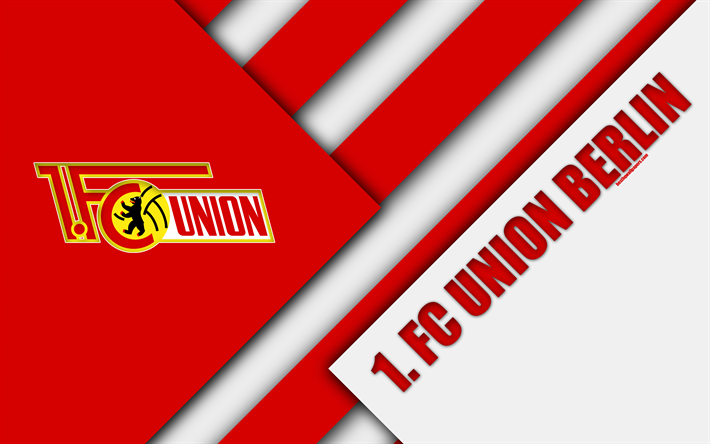 Download wallpapers FC Union Berlin, logo, 4k, German football club