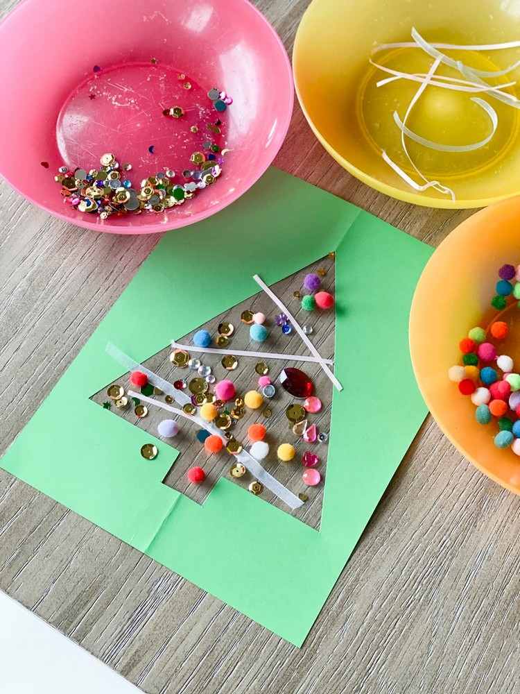 20 Ideen für Weihnachtsbasteln mit Kleinkindern von 1 bis 3 Jahren