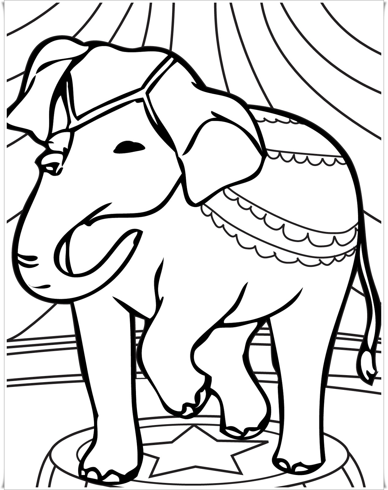 Elefant Ausmalbilder Zum Ausdrucken Elefant Ausmalbild Ausmalbilder