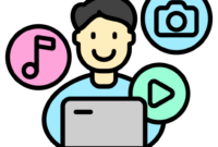 transparent content creator logo