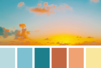 sunset yellow wall paint