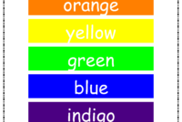 colors of the rainbow in order