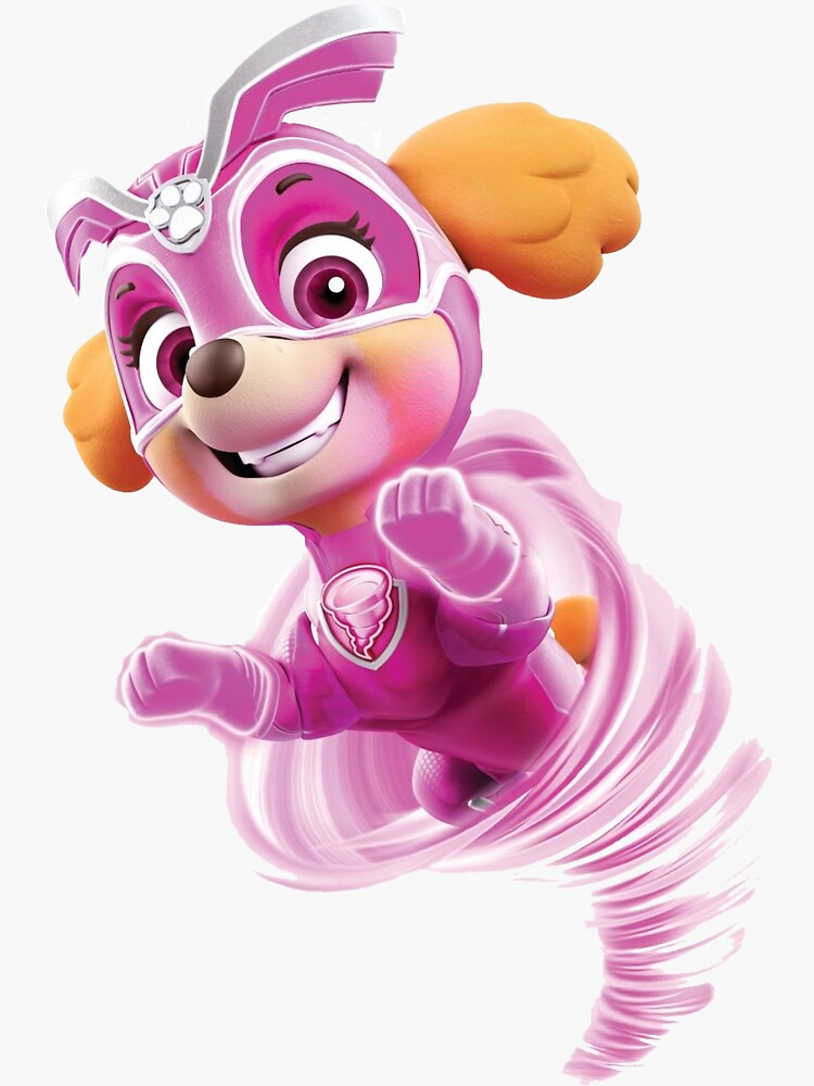 "Skye Paw Patrol Mächtige Welpen Super Paws" Sticker von docubazar7