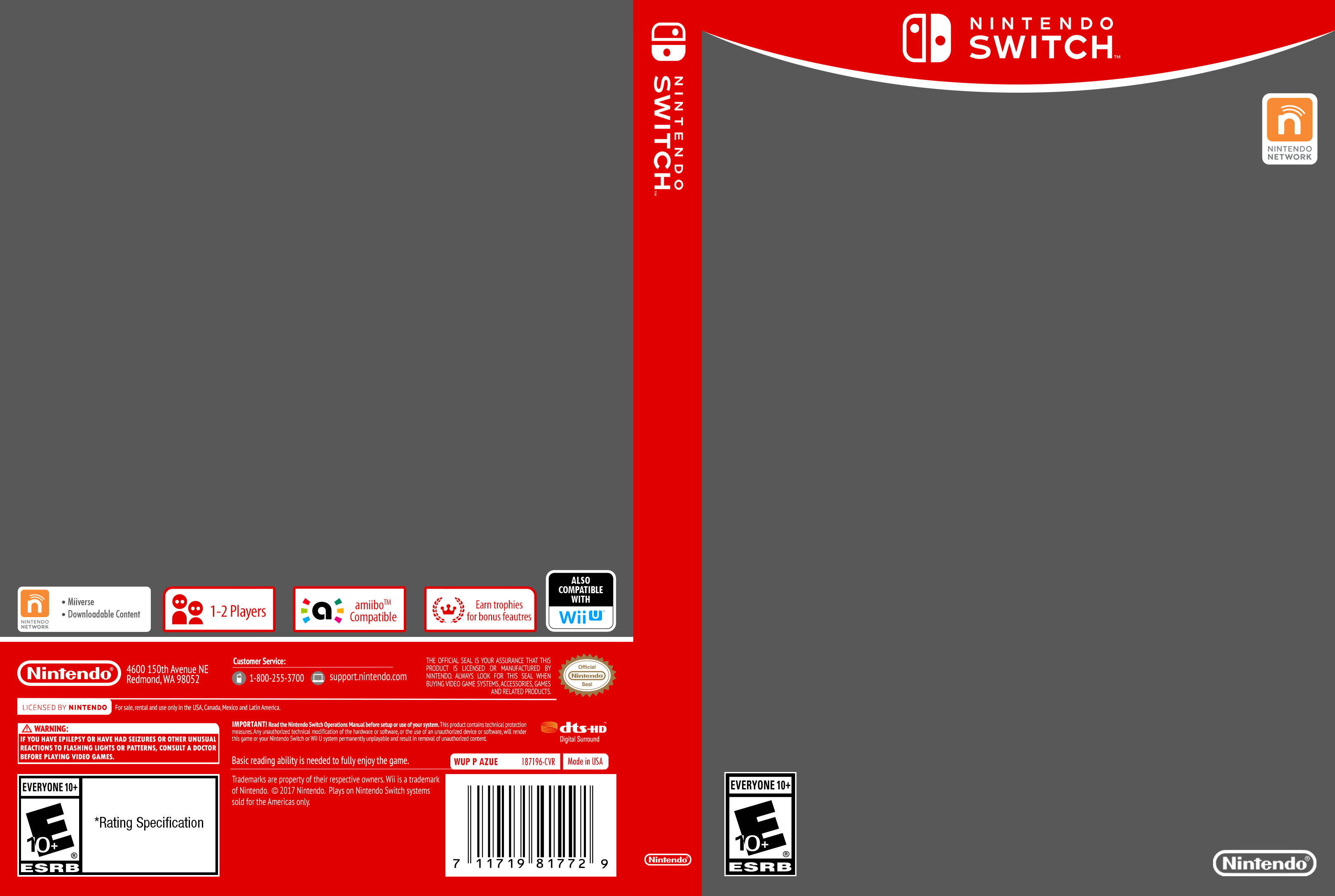 Nintendo Switch Template by ETSChannel on DeviantArt